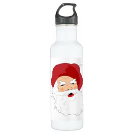 Gesicht des Weihnachtsmanns Trinkflasche