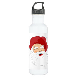 Gesicht des Weihnachtsmanns Trinkflasche