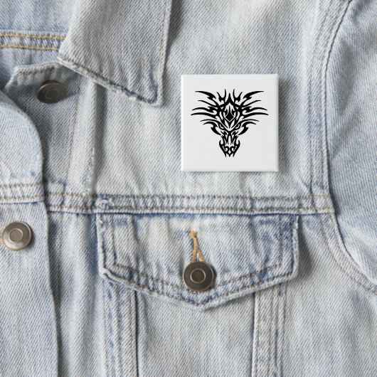Gesicht-Dragon-Tattoo Button (Beispiel)