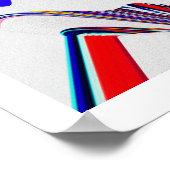 Gesicht einer Alien Poster (Ecke)