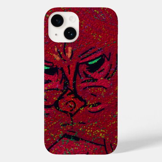 Gesicht einer Flamme Case-Mate iPhone Hülle (Rückseite)