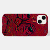 Gesicht einer Flamme Case-Mate iPhone Hülle (Rückseite (Horizontal))