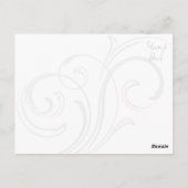 Gesicht einer Frau Postkarte (Rückseite)