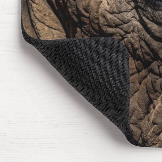 Gesicht eines Elefanten Mousepad (Ecke)