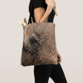 Gesicht eines Elefanten Tasche (Von Nahem)