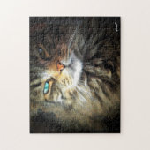 Gesicht eines Grumpy Angels Puzzle (Vertikal)