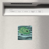 Gesicht eines Honu-Magneten Magnet (In Situ (Geschirrspüler))