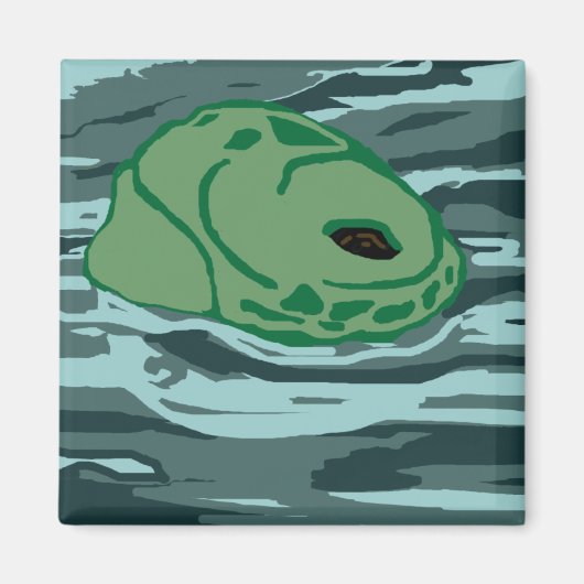 Gesicht eines Honu-Magneten Magnet (Vorne)