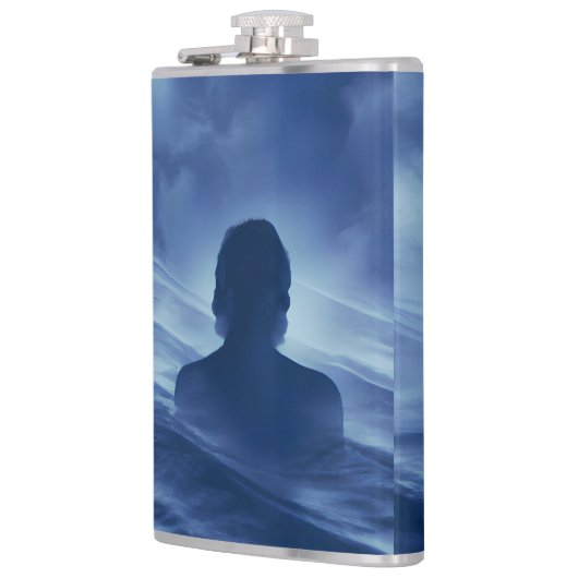 Gesicht es allein flachmann (Links)