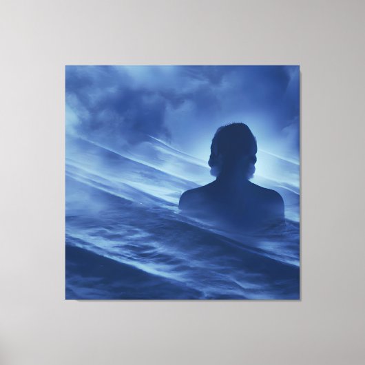 Gesicht es allein leinwanddruck (Vorderseite)