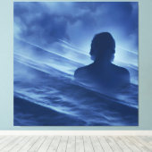 Gesicht es allein leinwanddruck (Insitu (Holzboden))