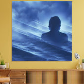 Gesicht es allein leinwanddruck (Insitu (Wohnzimmer))