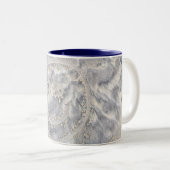 Gesicht im Sandstrand, der glückliche Tasse (VorderseiteRechts)