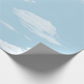 Gesicht in den Wolken Geschenkpapier (Ecke)