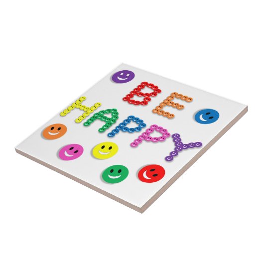 Gesicht ist glücklich fliese (Seite)