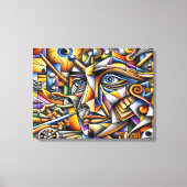 Gesicht Leinwanddruck (Vorderseite)