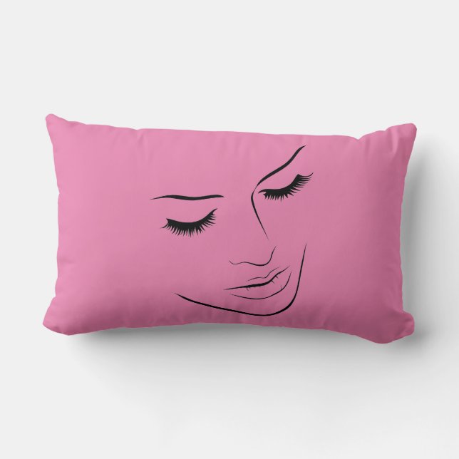 Gesicht Lendenkissen (Rückseite)
