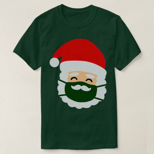 Gesicht Maske Weihnachtsmustache Classic TShirt (Design vorne)