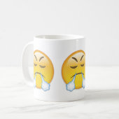 Gesicht mit Blick von Triumph Emoji Kaffeetasse (Vorderseite Links)