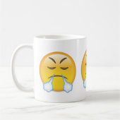Gesicht mit Blick von Triumph Emoji Kaffeetasse (Links)