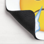 Gesicht mit Blick von Triumph Emoji Mousepad (Ecke)