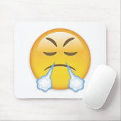 Gesicht mit Blick von Triumph Emoji Mousepad (Mit Mouse)