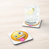 Gesicht mit einem großen und einem kleinen Auge - Untersetzer (Rechte Seite)