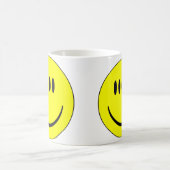 Gesicht mit Five Eyes Lustiger Becher Kaffeetasse (Mittel)