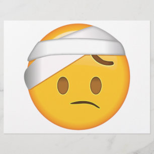 Gesicht mit Kopfband - Emoji Flyer