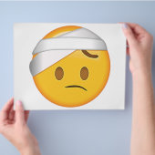 Gesicht mit Kopfband - Emoji Flyer (Hand)