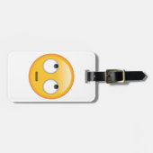 Gesicht mit rollenden Augen - Emoji Gepäckanhänger (Vorderseite horizontal)