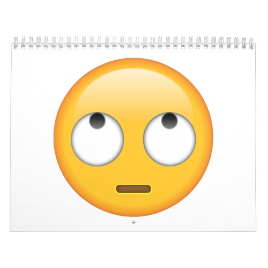Gesicht mit rollenden Augen - Emoji Kalender (Titelbild)