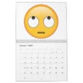 Gesicht mit rollenden Augen - Emoji Kalender (Jan 2027)