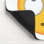 Gesicht mit rollenden Augen - Emoji Mousepad (Ecke)