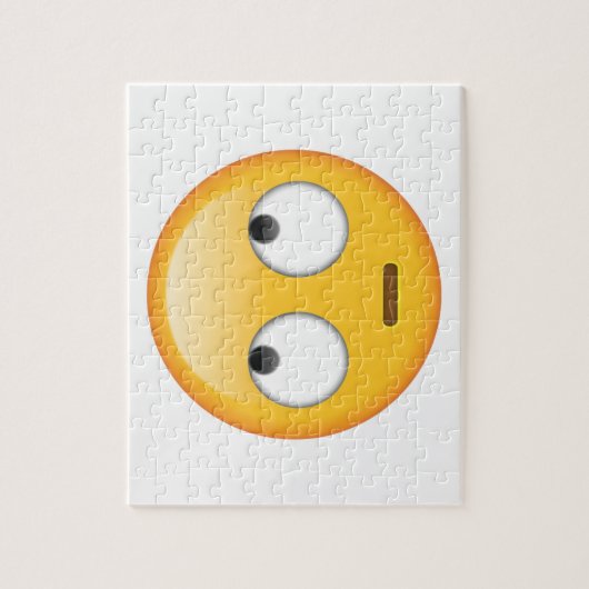 Gesicht mit rollenden Augen - Emoji Puzzle (Vertikal)