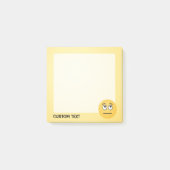 Gesicht mit rollenden Augen Post-it Klebezettel (Vorderseite)