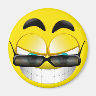 GESICHT MIT SONNENSCHUTZ MAGNET