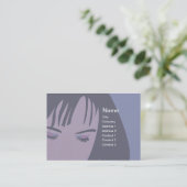 Gesicht - mollig visitenkarte (Stehend Vorderseite)