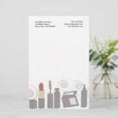 Gesicht, Nägel, peitscht Briefpapier (Stehend Vorderseite)