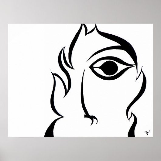 Gesicht Poster (Vorne)