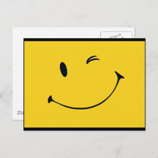 Gesicht Postkarte (Vorne/Hinten)