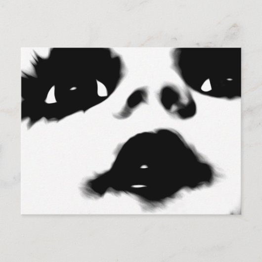 Gesicht  postkarte (Vorderseite)