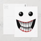 GESICHT POSTKARTE (Vorne/Hinten)