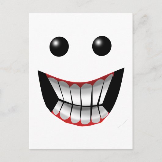 GESICHT POSTKARTE (Vorderseite)