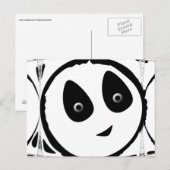 Gesicht Postkarte (Vorne/Hinten)