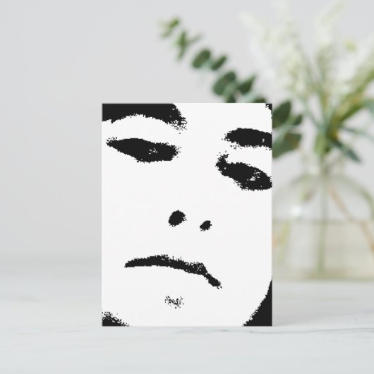 Gesicht Postkarte (Stehend Vorderseite)