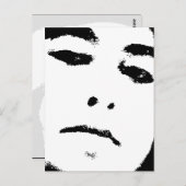 Gesicht Postkarte (Vorne/Hinten)