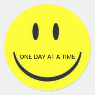 Gesicht Runder Aufkleber