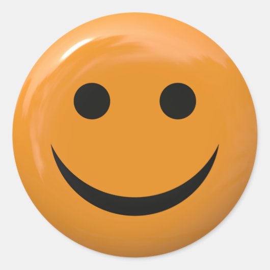 Gesicht Runder Aufkleber (Vorderseite)