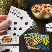 Gesicht-Sache Spielkarten (In Situ)